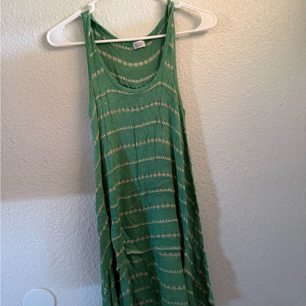 Charming Charlie Green Sleeveless tank top